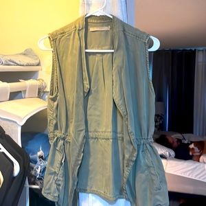 Army green vest